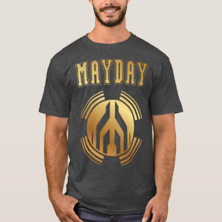 Camiseta Clássico dourado mayday vintage