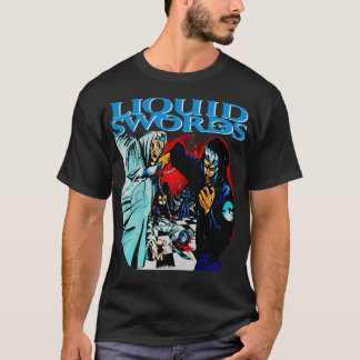 Camiseta Clássico em Espadas Líquidas