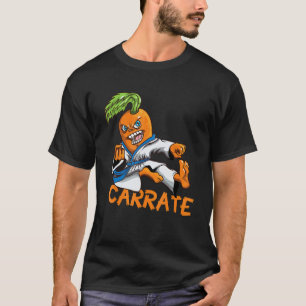 Camiseta Clássico Engraçado Carrate Cenoura Karatê Correio