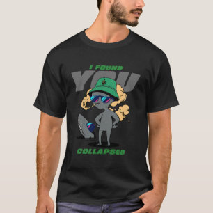 Camiseta Clássico Eu Encontrei Você Colapsado