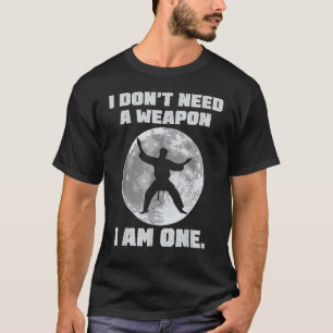 Camiseta Clássico Eu Não Preciso De Uma Arma Eu Sou Um  Gar