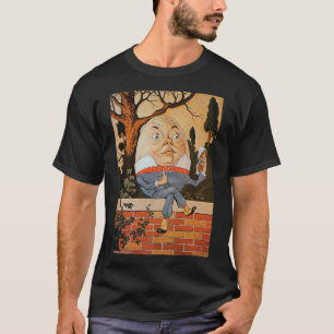 Camiseta Clássico Fairytale Nursery Rhymes Humpty Dumpty Sa