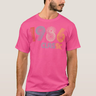 Camiseta Clássico Feito Em 1986 Presente de Aniversário d