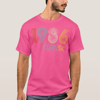 Camiseta Clássico Feito Em 1986 Presente de Aniversário d