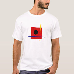 Camiseta Clássico Geométrico Bauhaus Design Multicolor