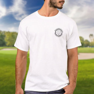 Camiseta Clássico Golfe Personalizado do Golfista com Burac