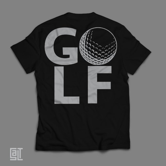 Camiseta Clássico Golfe Vintage de Saída (Criador carregado)