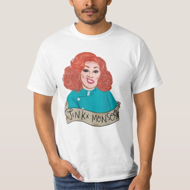 Camiseta Clássico Jinkx monção água das costas de um pato (Frente)