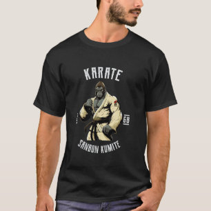 Camiseta Clássico Karatê Forte Artes Marciais Japonesas - K