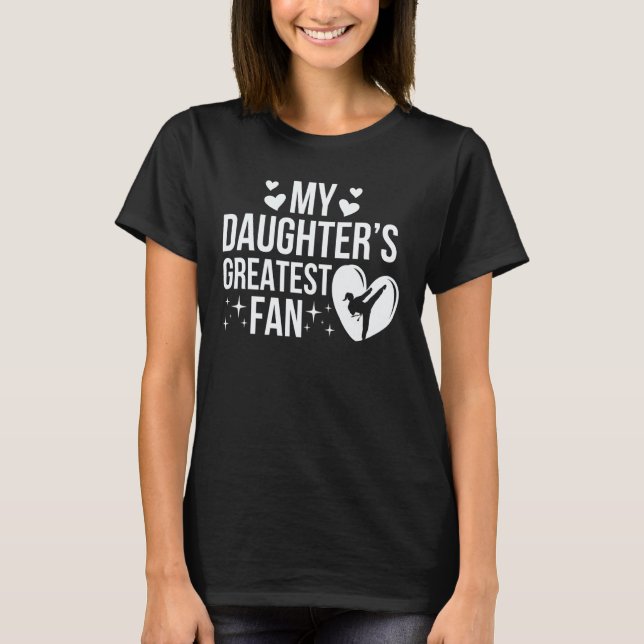 Camiseta Clássico Maior Fã Karate Mãe Karate Mama Karate (Frente)