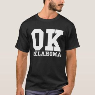 Camiseta Clássico Minimalístico do Oklahoma OK