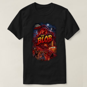 Camiseta Clássico Monstro de Filme de Terror Vintage The Bl