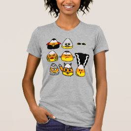 Camiseta Clássico Monstros de Hollywood Candy Corn T-Shirt