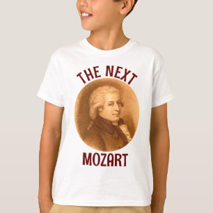 Camiseta Clássico Mozart Cute Modern Music Lover T Shirt