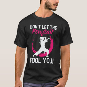 Camiseta Clássico Não Deixe o Rabo de Cavalo Enganar Você -