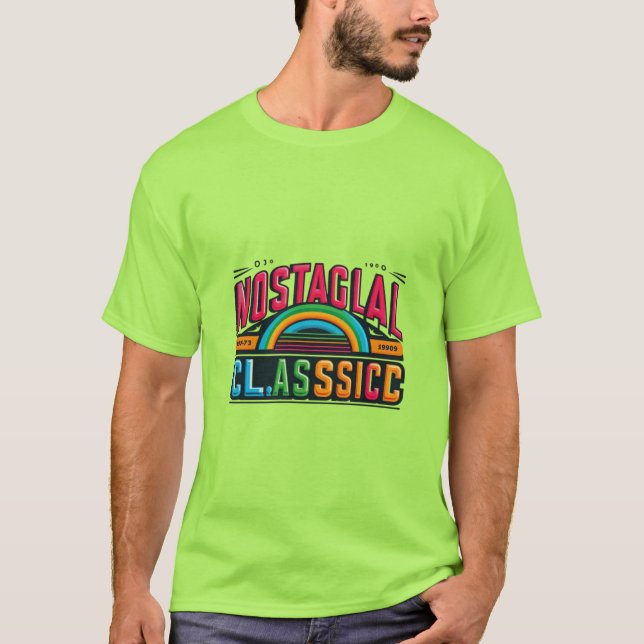 Camiseta Clássico Nostálgico (Frente)