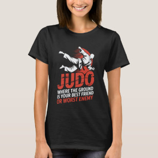Camiseta Clássico O Chão é Seu Pior Inimigo, Arte Marcial K