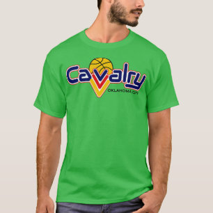 Camiseta Clássico Oklahoma City Cavalry Basbol 1990 1