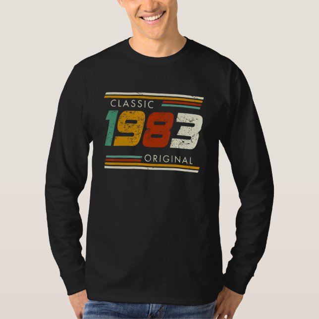 Camiseta Clássico Original Vintage 1983 (Frente)