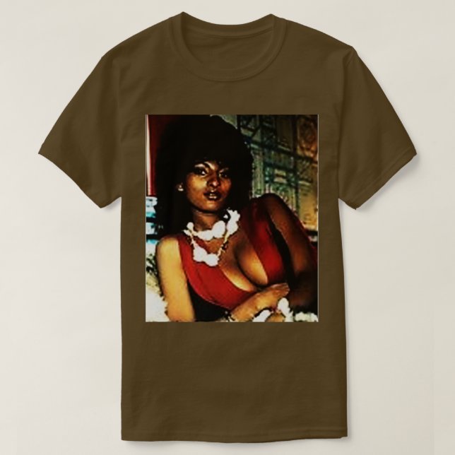 Camiseta clássico pam grier (Frente do Design)