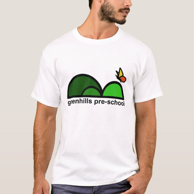 Camiseta clássico pré-escolar dos greenhills (Frente)
