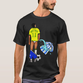 Camiseta Clássico rival de Brasil Argentina mundial