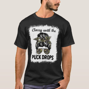 Camiseta Clássico Sangrado Até Que O Puck Cai Na Diversão D