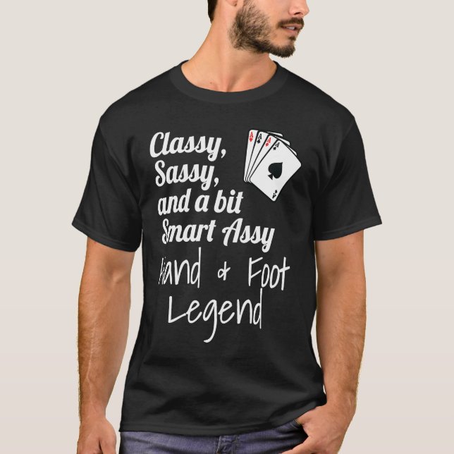 Camiseta Clássico Sassy E Um Pouco De Pé E Mão De Assy (Frente)