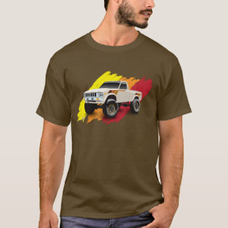 Camiseta Clássico T-Shirt 1983 Pickup Truck Hilux 4wd