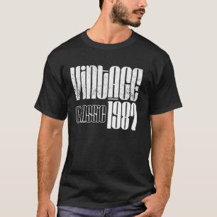 Camiseta Clássico Vintage 1987