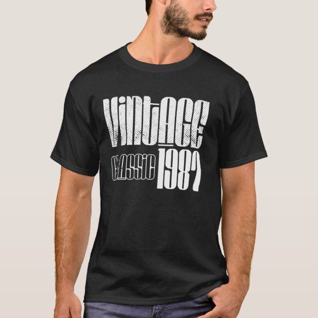 Camiseta Clássico Vintage 1987 (Frente)