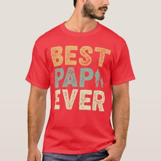Camiseta Clássico Vintage Melhor Papai de Todos Avó neta