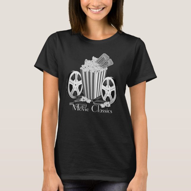 Camiseta Clássicos de Filme Preto e Branco (Frente)