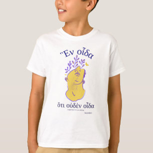 Camiseta Clássicos Gregos Filósofos Sócrates Citação