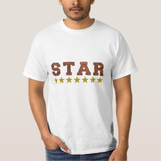 Camiseta Classificação de ESTRELA Design engraçado fofo car