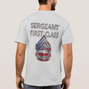 Camiseta Classificação Personalizada do Sargento de Primeir