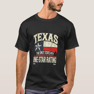 Camiseta Classificação Texas Uma Estrela Engraçado Humor Es