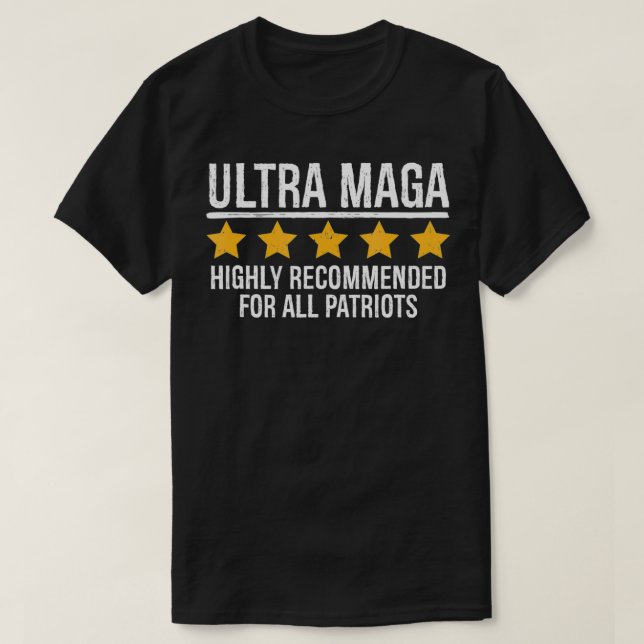 Camiseta Classificação Ultra Maga (Frente do Design)