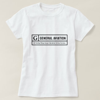 Camiseta Classificado G para Aviação Geral