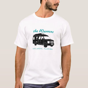 Camiseta Classifique B Motorhome/gráfico da silhueta Van d