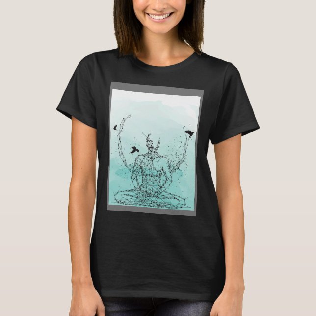 Camiseta Classy Mood Lotus Flower Mandala Yoga Meditation G (Frente)