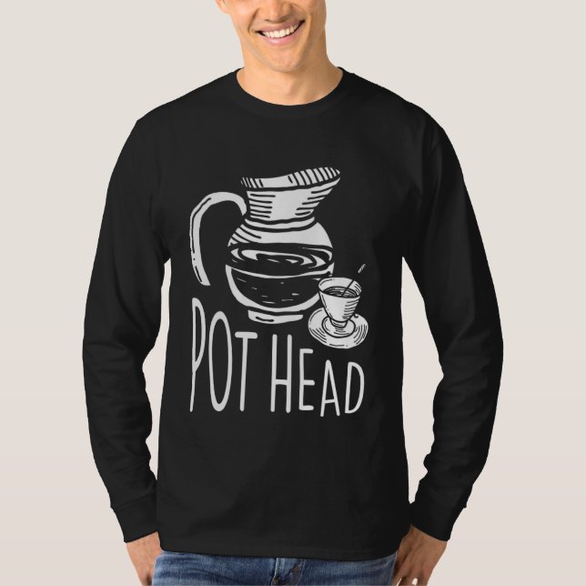 Camiseta Classy Pot Hair for Tea and Coffee (Frente)