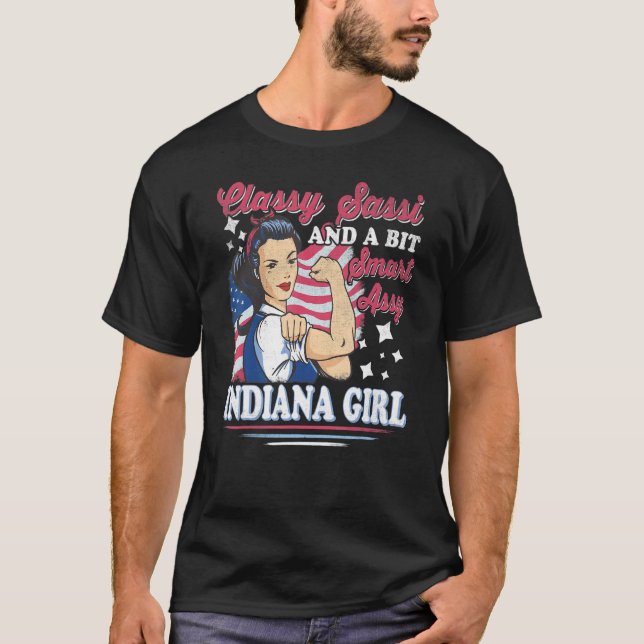 Camiseta Classy Sassi E Um Pouco Smart Assi Indiana Girl (Frente)