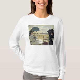 Camiseta Claude Monet a praia em Trouville, 1870
