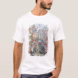 Camiseta Claude Monet a rua Montorgueil, Paris