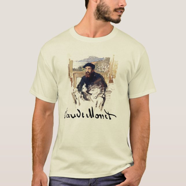 Camiseta Claude Monet Autorretrato (Frente)