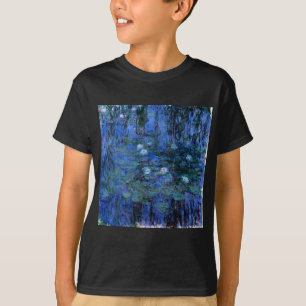 Camiseta Claude Monet Blue Water Lily