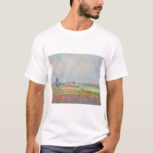 Camiseta Claude Monet - Campos de Tulipas perto de Haia