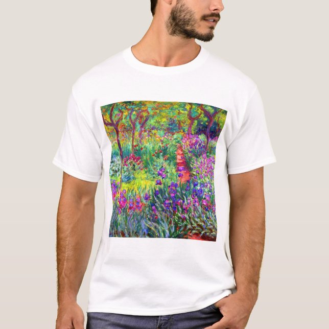 Camiseta Claude Monet Garden em Giverny (Frente)