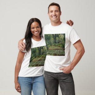 Camiseta Claude Monet Japonês Pegbridge & Water Lily Piscin